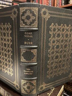 Franklin Library: SIGNED 60: AARON BURR: DUEL WITH HAMILTON: VICE PRES:JEFFERSON • $64.95