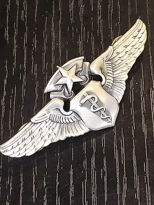 1960s USAF Vietnam Era Master Medical 3  Wing Badge Cold War Ster Filled L@@K!!! • $10.97