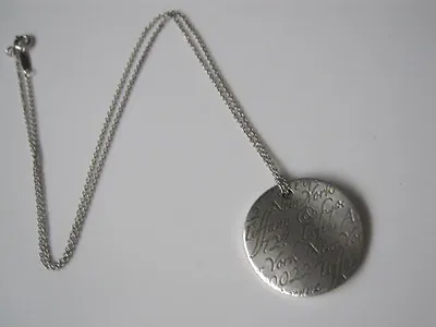Auth Tiffany & Co Silver Notes Necklace • $155