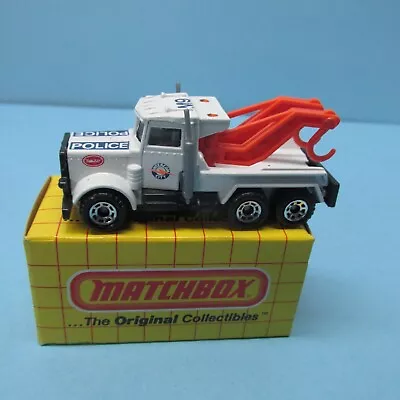 MATCHBOX Superfast 61C Peterbilt Wrecker White / RARE INTERCOM CITY Tempa • $17.40