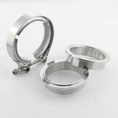 2.75  304 Stainless Steel Exhaust V-band Clamp With Male&Female Flanges 2-3/4  • $54.97