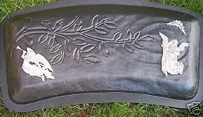 Leaf Angel Bench Mold Concrete Plaster .150 Abs Plastic Mould 31  X 15  X 2  • $149.95