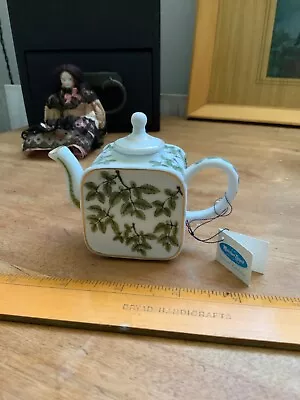 The Miniature Teapot Collection Small Square Floral Teapot • £2