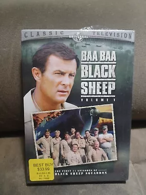 Baa Baa Black Sheep Volume 1 (DVD Box Set) Robert Conrad 11 Episodes NEW SEALED • $18