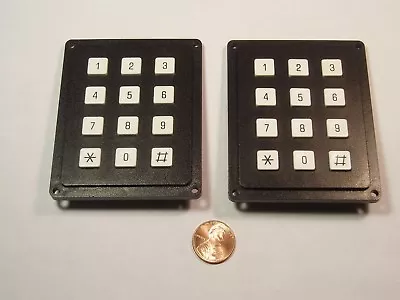 Qty 2:  4x3 Matrix Array 12 Keys Switch Keypad Keyboard DIY Arduino NOS • $14.95