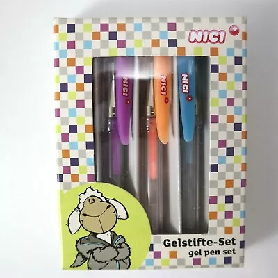 Gel Pen Set Of 5 NICI Mini Jolly Logan  • $5.32