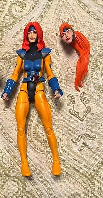 Jean Grey X-Men Animated Series Marvel Legends Action Figure VHS 97 Head Loose • $18