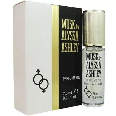 Alyssa Ashley Musk 0.25 Oz 7.5 Ml Perfume Oil For Women New In Box • $14.93