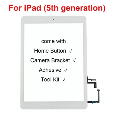 For Apple IPad 2/3/4/5/6/7/8/9/Mini/Air Digitizer Touch Screen Replacement+Tools • £14.99