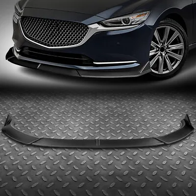 [3pcs] For 19-21 Mazda 6 Atenza Matte Black Front Bumper Spoiler Lip Body Kit • $36.99