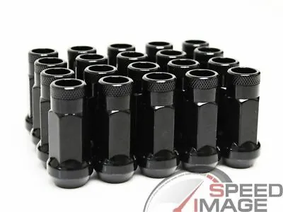 Z Racing Steel Black 14x1.5mm Lug Nuts 48mm Open Ended 20 Pcs Set 17mm • $49.99