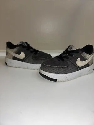 Nike Air Force 1 Crater (TD) Black Volt DH4089 001 Toddler Baby Size 7C • $25