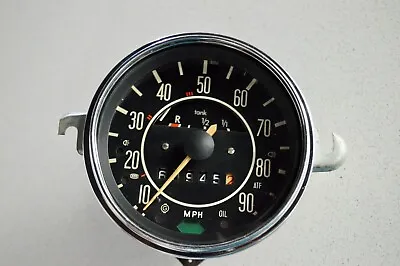 VW Volkswagen Bug Beetle Ghia Type 1 Speedometer Fuel Gas Gauge Restored • $185