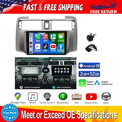 For Toyota 4 Runner 2009-2019 Android 13.0 Radio Wifi Carplay Navi GPS Head Unit • $133