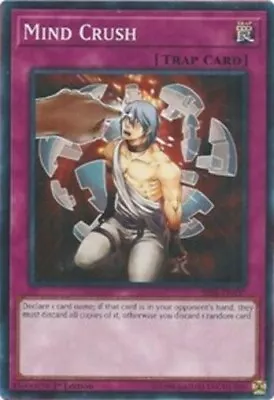 Yugioh! Mind Crush - SR06-EN037 - Common - 1st Edition Near Mint English • $0.99