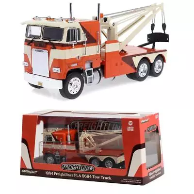 Greenlight 86631 Frieghtliner Fla9664 Tow Truck Orange/brown Diecast 1:43 • $20.50