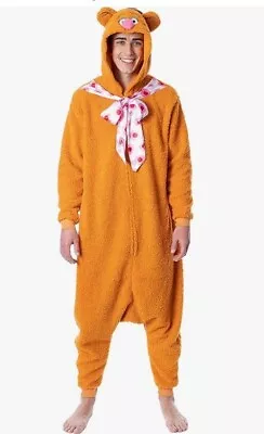 Disney The Muppets Adult Size 3X Fozzie Bear Costume Pajama Suit Outfit • $37