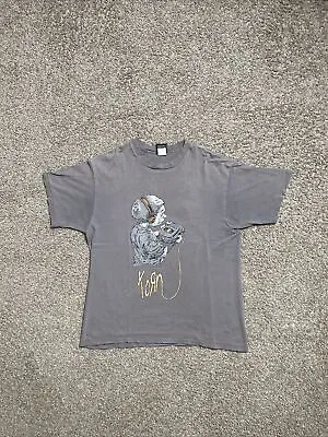 $130 • Buy Vintage Korn Follow The Leader T Shirt Single Stitched Giant Tag Size XL