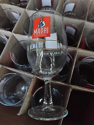 MADRI BEER El Alma De Madrid - HALF PINT Goblet Chalice GLASS SOLD EACH DISCOUNT • £6.99