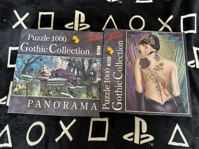 Puzzle 1000 Gothic Collection Jigsaw X2. Rose De Folis & Silent Whisper • £24.99