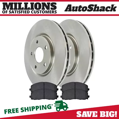 $94.69 • Buy Front Brake Rotors And Pads For Dodge Grand Caravan Journey Chrysler Pacifica V6