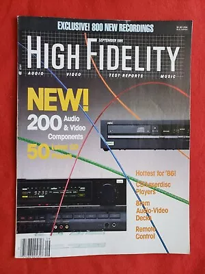  High Fidelity  9/85 Magnum Dynalab FT-101 Sansui S-X1130 Genesis Model 33 • $4.99