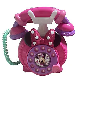 Disney Junior Minnie Mouse Ring Me Rotary Phone Pink Lights & Sounds  • $9.99