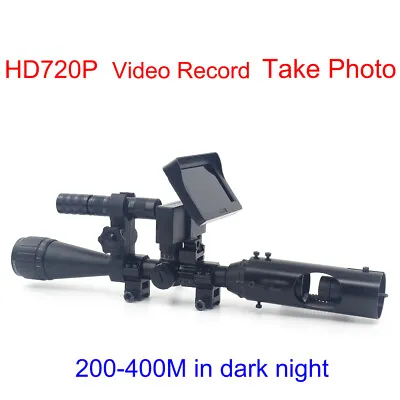 £118.64 • Buy Pro Digital Infrared Hunting Camera 720P Screen With Flashlight Torch Anti-Shock