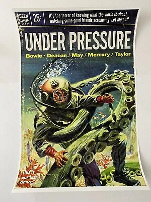 Deep Sea Adventure Under Pressure Movie Pulp Novel Poster Print Art 18x24 Mondo • $59.99