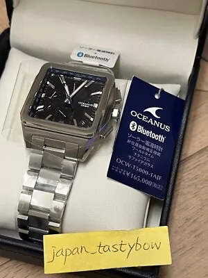 CASIO OCEANUS Classic Line OCW-T5000-1AJF Black Bluetooth Men's Watch New In Box • $875.99