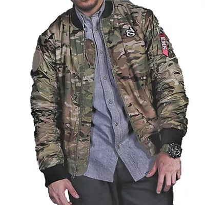 EmersongearS Men MA1 Style Thermolite Jacket Tactical Warm SoftShell Sportwear • $128.95