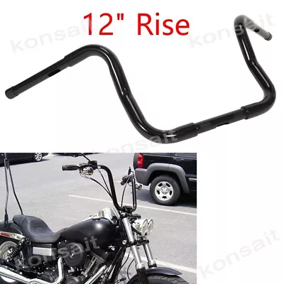 12  Inch Handlebar Rise Ape Hangers For Touring Electra Street Road King Glide • $90.36