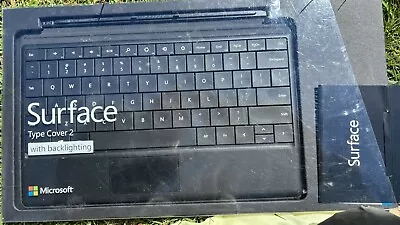 Microsoft Surface Type Cover 2 Keyboard Model 1561 Backlight P/O With Box • $50