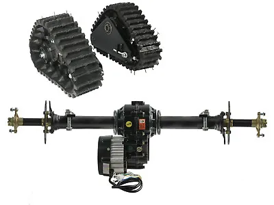 30  34  40  Snow Sand Wheel Track Differential Motor Rear Axle Kit 4 Wheeler ATV • $338.71