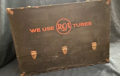 Vintage RCA Parts Case W/assorted Vacuum Tubes Parts • $43