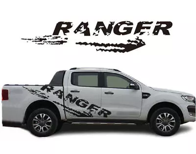 Graphic Mud Splash Stripe Decal Kit For Ford Ranger Trunk Side Door Car Sticker • $103.39