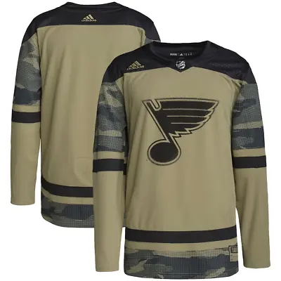 St. Louis Blues Adidas Military Appreciation Authentic Camouflage Jersey 52 • $145