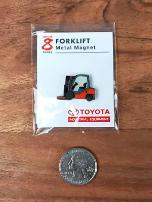Toyota Industrial Equipment 8 Series Forklift Mini Metal Magnet Pin NEW • $9.88