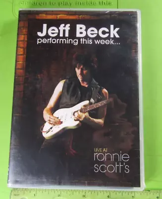 $27 • Buy Jeff Beck: Performing This Week...Live At Ronnie Scott's (DVD) VG Condition #10