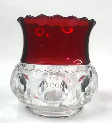 Kings Crown XLCR Adams & Company Spooner Ruby Stain USA C 1891 EAPG • $35