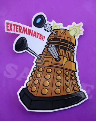 Doctor Who Dalek Vinyl Decal Die Cut Laptop Skateboard Sticker Doctor Who 11th • £2.85