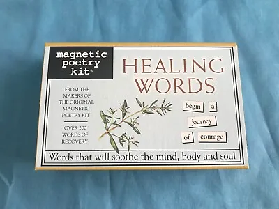 New Healing Words Magnetic Poetry Kit For Fridge Locker Or Any Steel Surface • $17