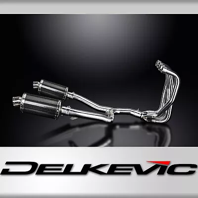 Kawasaki Zzr1100c/d 1990-2001 4 Into 2 225mm Oval Carbon Exhaust System • $959.95