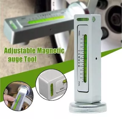 Car Kit Adjustable Magnetic Gauge Tool Camber Castor Strut Wheel Alignment Truck • $8.73