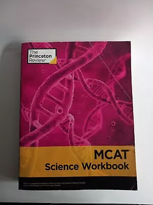 MCAT SCIENCE WORKBOOK By The Princeton Review • $19.99