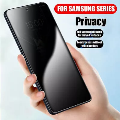 Anti Spy Privacy Screen Protector Hydrogel For Samsung S21 S22 S23S24 Soft Film • $3.95