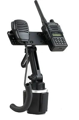 New Cup Holder Mount And Multi Device Holder For BaoFeng Icom Kenwood Yaesu HT'S • $39.95