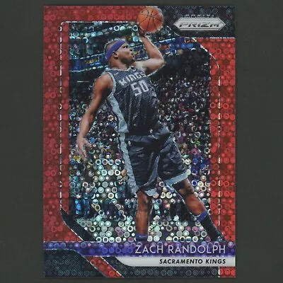 2018-19 Panini Prizm #211 Zach Randolph Fast Break Red Disco Prizm SP #/125 • $2.99