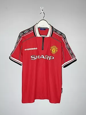 Manchester United Umbro Vintage 1998/99 Football Shirt Soccer Jersey • $189.99