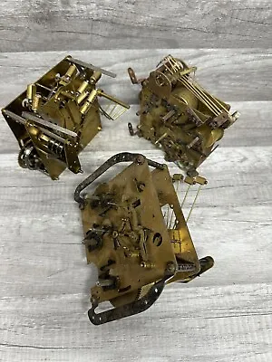 Lot Of Vintage Clock Parts Movements Gears Cogs Steam Punk Crafting 7lbs #4 (H) • $39.95